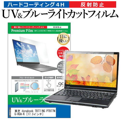 ＼0と5のつく日はP10倍／ 東芝 dynabook TB77/NG PTB77NG-HUA-K 17.3インチ 機種で使える ブルーライトカット 反射防止 指紋防止 液晶保護フィルム メール便送料無料