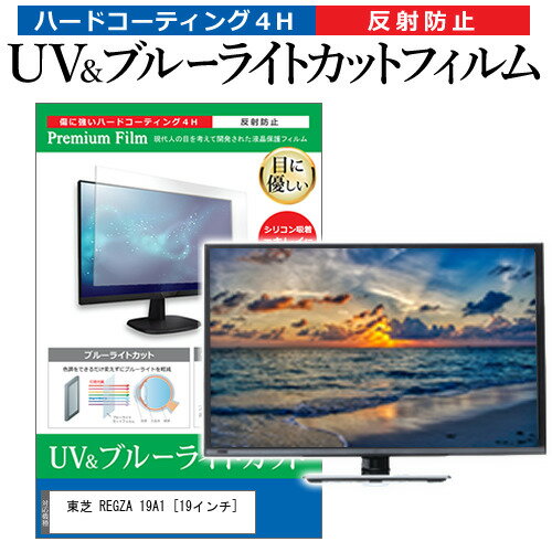 ＼20日はポイント最大5倍!!／ 東芝 REGZA 19A1 [19インチ] 機種で使える ブルーライトカット 反射防止 指紋防止 液晶TV 保護フィルム メール便送料無料