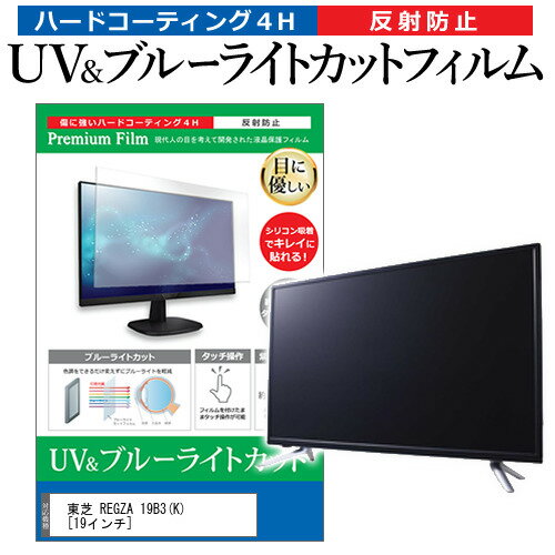 ＼25日はポイント10倍 ／ 東芝 REGZA 19B3(K) 19インチ 機種で使える ブルーライトカット 反射防止 指紋防止 液晶TV 保護フィルム メール便送料無料