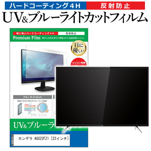 ＼20日はポイント最大5倍 ／ カンデラ AGS22FZ1 22インチ 機種で使える ブルーライトカット 反射防止 指紋防止 液晶TV 保護フィルム メール便送料無料