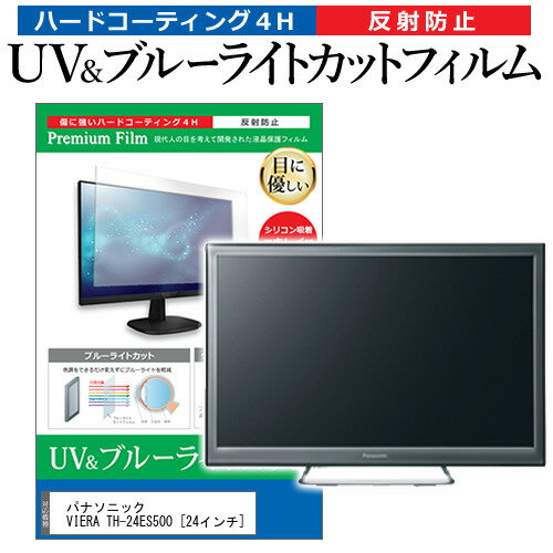 パナソニック VIERA TH-24ES500 [24インチ] 機種で使える ブルーライトカット 反射防止 指紋防止 液晶TV 保護フィルム メール便送料無料