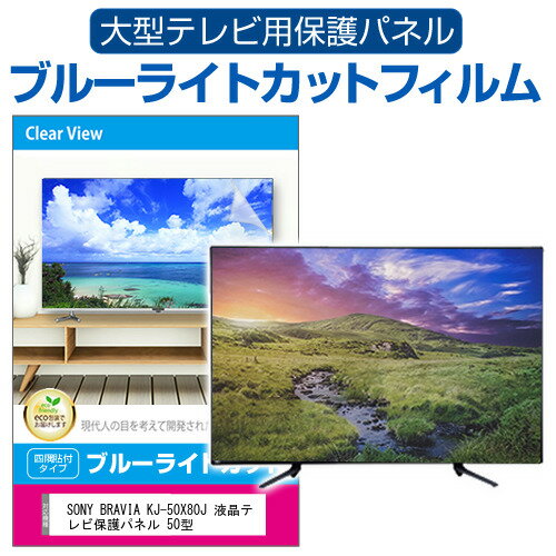 SONY BRAVIA KJ-50X80J 液晶テレビ保護パ