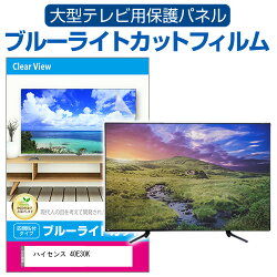 ＼10日はポイント10倍!!／ ハイセンス 40E30K [40インチ] 液晶テレビ保護パネル 50型 ブルーライトカット テレビ保護パネル 50インチ 保護 フィルム 画面 モニター 破損 防止 有機ELテレビ UV 保護 テレビガード 薄型 カバー メール便送料無料