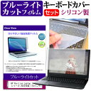 ＼10日はポイント10倍!!／ HP Pavilion Laptop 14-dv2000 シリーズ 2022年版 [14インチ] キーボードカバー キーボード シリコン フリーカットタイプ と ブルーライトカット 光沢 液晶保護フィルム セット メール便送料無料