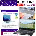 富士通 FMV LIFEBOOK SH90/T FMVS90TB 13.3インチ ブルーライトカット 指紋防止 液晶保護フィルム と キーボードカバー セット 保護フィルム キーボード保護 メール便送料無料