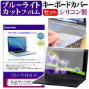 富士通 FMV LIFEBOOK UHシリーズ UH75 13.3インチ ブルーライトカット 指紋防止 液晶保護フィルム と キーボードカバー セット 保護フィルム キーボード保護 メール便送料無料