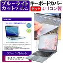 富士通 FMV LIFEBOOK SHシリーズ WS1/B3 13.3インチ 機種で使える ブルーライトカット 指紋防止 液晶保護フィルム と キーボードカバー セット キーボード保護 メール便送料無料