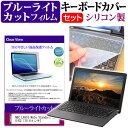 ＼5日はポイント最大5倍／ NEC LAVIE Note Standard NS100/K2 15.6インチ 機種で使える ブルーライトカット 指紋防止 液晶保護フィルム と キーボードカバー セット キーボード保護 メール便送料無料