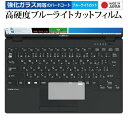 LIFEBOOK UHシリーズ UH75 E3 WUB F1 タッチパッド 専用 強化ガラス と 同等の 高硬度9H ブルーライトカット クリア光沢 保護フィルム メール便送料無料