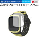 HEALBE GoBe3 専用 強化ガラス と 同等の 高硬度9H ブルーライトカット クリア光沢 保護フィルム メール便送料無料 jgs bgt