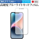 ＼5日はポイント10倍／ Apple iPhone 14 保護 フィルム 強化ガラス と 同等の 高硬度9H ブルーライトカット クリア光沢 メール便送料無料