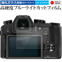 ライカ V-LUX5 液晶保護 フィルム 強化ガラス と 同等の 高硬度9H ブルーライトカット クリア光沢 メール便送料無料 jgs bgt