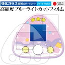 ちいかわ ちいかわといっしょ フィルム 強化ガラス と 同等の 高硬度9H ブルーライトカット クリア光沢 画面用 ふち用 2枚セット バンダイ むちゃかわパー...