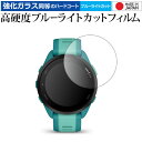 ガーミン Forerunner 165 Music / Forerunner 165 液晶保護 フィルム 強化ガラス と 同等の 高硬度9H ブルーライトカット...