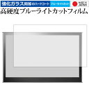 15.6型モバイル向けワイド液晶ディスプレイ LCD-MF161XP /IODATA 専用 強化 ガラスフィルム と 同等の 高硬度9H ブルーライトカット ク...