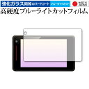 Yupiteru SUPER CAT GS203 専用 強化ガラス と 同等の 高硬度9H ブルーライトカット クリア光沢 液晶保護フィルム メール便送料無料 jgs bgt 互換品
