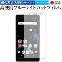 Xperia XZ2 Premium SO-04K SOV38 /SONY 専用 強化 ガラスフィルム と 同等の 高硬度9H ブルーライトカット クリア光沢 液晶保護フィルム メール便送料無料