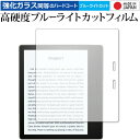 Amazon Kindle Oasis (2019 第10世代) 専用 強化 ガラスフィルム と 同等の 高硬度9H ブルーライトカット クリア光沢 液晶保護フィルム メール便送料無料