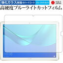 HUAWEI MediaPad M5 Pro (10インチ) 専用 強化 ガラスフィルム と 同等の 高硬度9H ブルーライトカット クリア光沢 液晶保護フィルム メール便送料無料