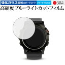 GARMIN fenix 5 Sapphire/fenix 5X Sapphire 専用 強化 ガラスフィルム と 同等の 高硬度9H ブルーライトカット クリ...