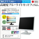 IODATA LCD-AD194EW 18.5インチ 機種で使える 強化 ガラスフィルム と 同等の 高硬度9H ブルーライトカット クリア光沢 液晶保護フィルム メール便送料無料