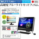 NEC VALUESTAR G タイプN PC-GV2555DAU 21.5インチ 機種で使える 強化 ガラスフィルム と 同等の 高硬度9H ブルーライトカット クリア光沢 液晶保護フィルム メール便送料無料