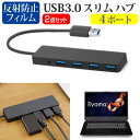 ＼25日はポイント10倍 ／ iiyama LEVEL-17FG104 17.3インチ 機種用 USB3.0 スリム4ポート ハブ と 反射防止 液晶保護フィルム セット メール便送料無料