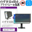 Lenovo L24e-30 66BCKAC2JP [23.8インチ] 覗き見防止 のぞき見防止 プライバシー フィルター 左右からの覗き見防止 ブルーライトカット 反射防止 メール便送料無料