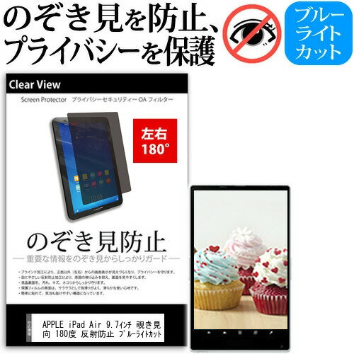 APPLE iPad Air 9.7インチ 覗き見防止 のぞき見防止 プライバシー 保護 フィルム 左右2方向 180度 反射防止 ブルーライトカット jgs bgt APPLE iPad Air 9.7インチ 覗き見防止 のぞき見防止 プライバシー 保護 フィルム 左右2方向 180度 反射防止 ブルーライトカット jgs bgt