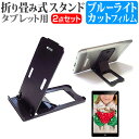 ＼5日はポイント10倍／ ECS LIVA TE10EA3 LIVAGT-4 [10.1インチ] 折り畳み式 タブレットスタンド 黒 と ブルーライトカット 液晶保護フィルム セット スタンド 保護フィルム 折畳 メール便送料無料