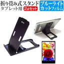 ＼5日はポイント10倍／ テックウインド CLIDE W10C2 [10.1インチ] 機種で使える 折り畳み式 タブレットスタンド 黒 と ブルーライトカット 液晶保護フィルム セット スタンド 折畳 メール便送料無料