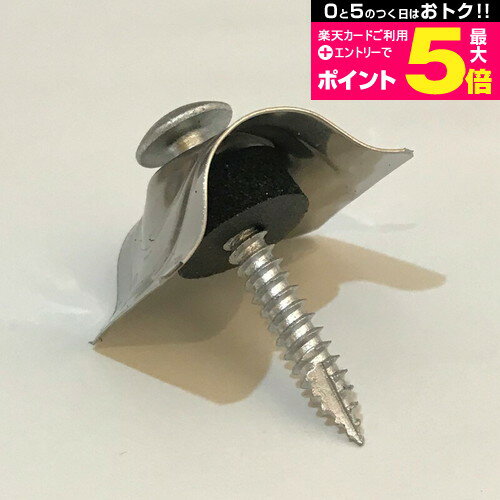 ＼20日はポイント最大5倍／ 木下地用 波板ビス 5×35 オールステン【32波用 100本入】ポリカ波板 ガルバ波板等に使用 (ビスも座金もステンレス製)