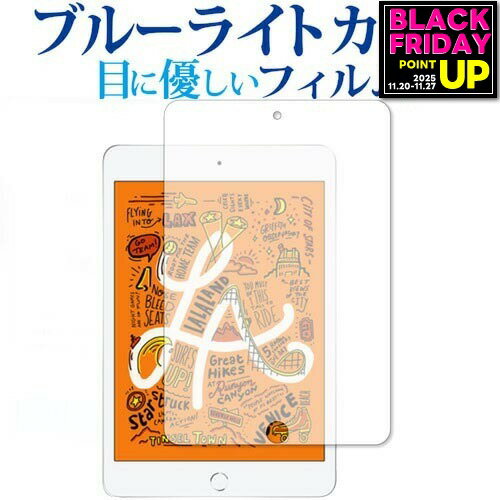 Apple iPad mini (第5世代・2019年発売モデル) 専用 ブルーライトカット 反射防止 液晶保護フィルム 指紋防止 液晶フィルム メール便送料無料 jgs bgt 互換品