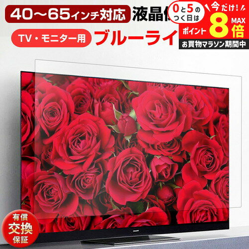 ＼25日はP最大8倍!!／ 液晶テレビ保護パネル 有機ELテレビ ブルーライトカット 55 50 6