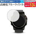 GARMIN fenix 5 Sapphire/fenix 5X Sapphire 専用 強化 ガラスフィルム と 同等の 高硬度9H ブルーライトカット クリア光沢 液晶保護フィルム メール便送料無料 jgs bgt 互換品