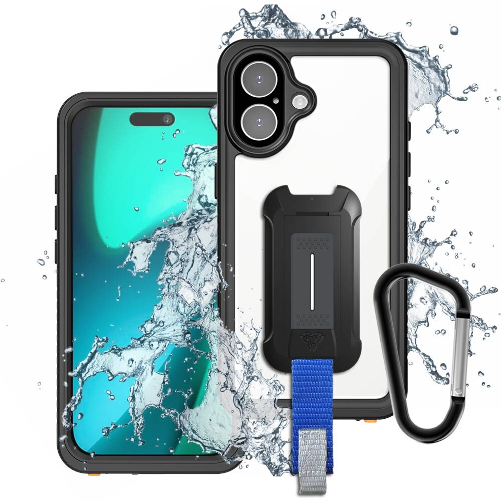 【正規代理店】 ARMOR-X iPhone17/17Pro ケース 防水 Waterproof Protective Case iPhoneケース クリア 透明 カバー 保護 耐衝撃性 ストラップ IP68 ホルダー