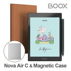 【あす楽】 BOOX ブークス Nova Air C with Magnetic Case 7.8インチ Android11 電子書籍リーダー 電子ペーパー タブレット 白 電子書籍 読書 超軽量 軽量 小型 旅行 通勤 Android