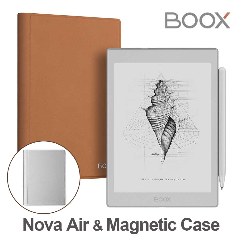 【あす楽】 BOOX ブークス Nova Air with Magnetic Case 7.8インチ Android10 電子書籍リーダー 電子ペーパー タブレット 白 電子書籍 読書 超軽量 軽量 小型 旅行 通勤 Android タッチペン Wh…
