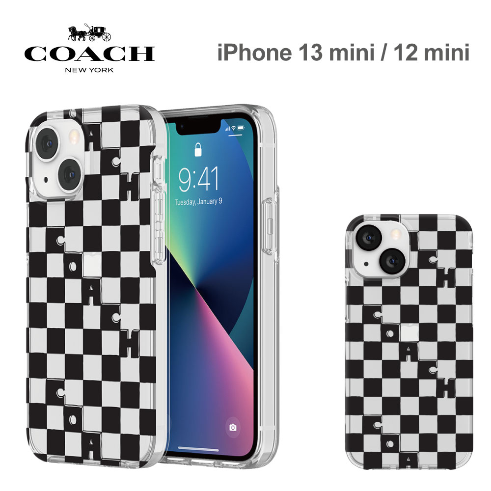 コーチ スマホケース 【正規代理店】 コーチ iPhone13 mini iPhone12 mini スマホケース 軽量 耐衝撃性 COACH Protective Case iPhone iPhoneケース アイフォン ブランド スマホ ケース スマートフォン