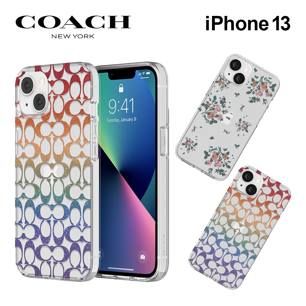 コーチ スマホケース 【正規代理店】 コーチ iPhone13 スマホケース 軽量 耐衝撃性 COACH Protective Case iPhone iPhoneケース アイフォン ブランド スマホ ケース スマートフォン スリム 薄型 お洒落 おしゃれ 女性 彼女