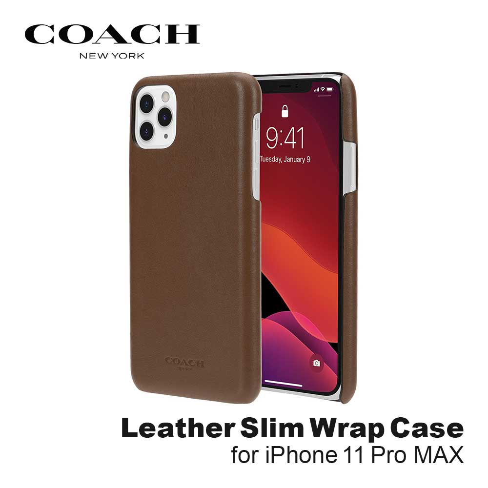 コーチ スマホケース 【正規代理店】 コーチ iPhone11 Pro Max スマホケース レザー COACH Leather Slim Wrap Case iPhone iPhoneケース アイフォン ブランド スマホ ケース スマートフォン 革 スリム 薄型 お洒落 おしゃれ 女性 彼女