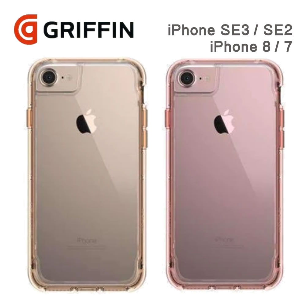  スマホケース iPhone SE3/SE2 第3世代 第2世代 iPhone8 iPhone7 Griffin グリフィン Survivor Clear for iPhone iPhoneケース アイフォン クリアケース 耐衝撃ケース 耐衝撃 軽量 保護