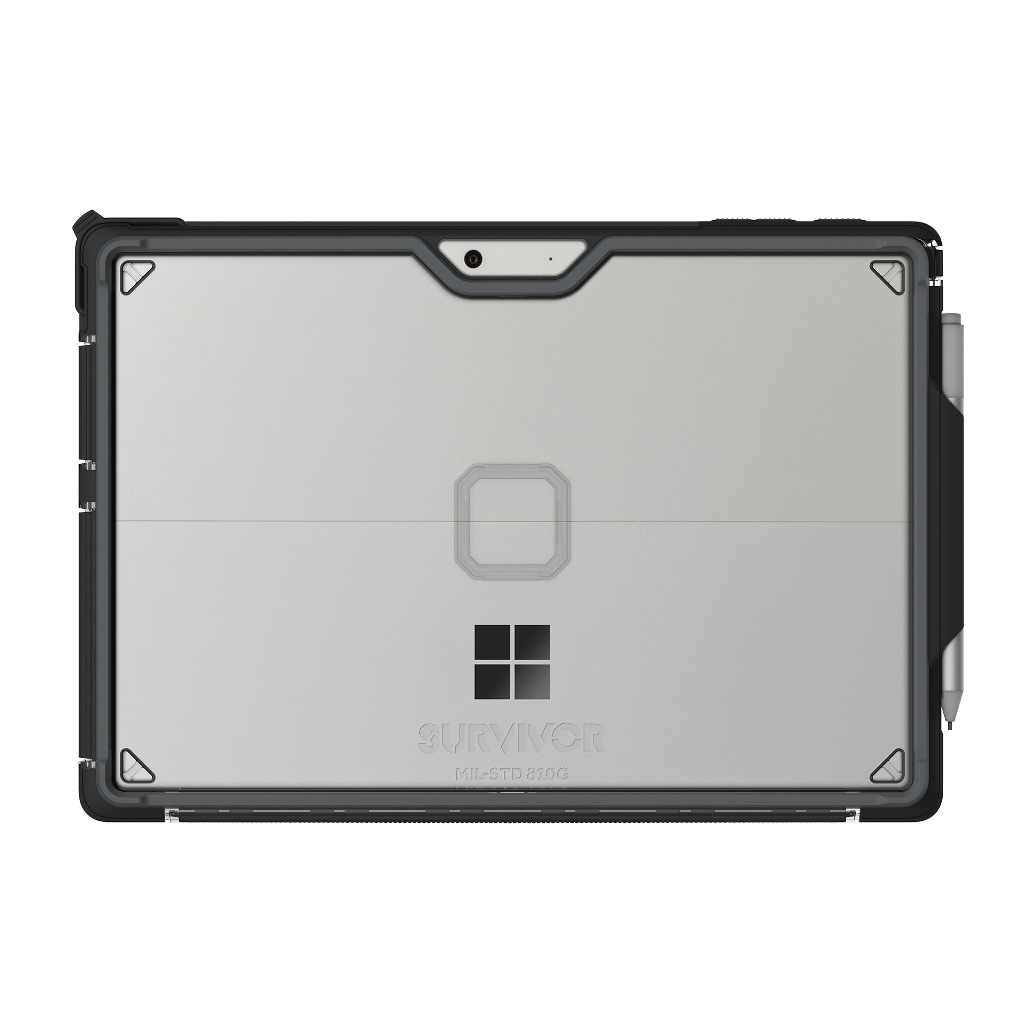 Griffin - Survivor Strong for Surface Pro 7+/7/6/LTE 5/5/4 [ Black ] ケース 耐衝撃性能 デスクワーク 在宅 リモートワーク スタンド機能 オフィス用品 caseplay-10011987 FOX STORE楽天市場店 サンプル画像2