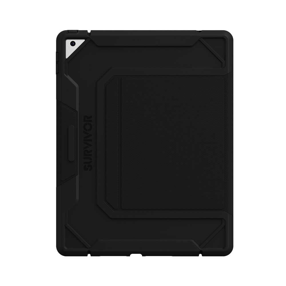 Griffin - Survivor Rugged Folio for iPad ( 9th/8th/7th ) [ Black ] iPadケース 落下耐久性能 デスクワーク 在宅 リモートワーク スタンド機能 オフィス用品 caseplay-10011917 FOX STORE楽天市場店 サンプル画像2
