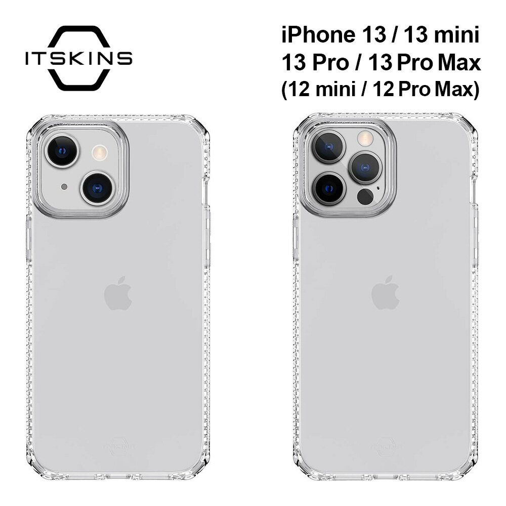 【正規代理店】 イットスキンズ iPhone13 13pro 13mini 13promax 12mini 12promax スマホケース ワイヤレス充電対応 ITSKINS Supreme Clear case ブランド スマホ ケース カバー 薄型 落下防止 耐衝撃 クリアケース おしゃれ