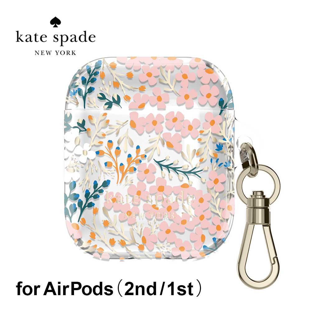 楽天FOX STORE楽天市場店【正規代理店】 AirPods （ 2nd/1st ） ケース kate spade ケイトスペード ブランド 第1世代 第2世代 AirPodsPro ワイヤレス充電 おしゃれ 保護 女性 彼女 Protective AirPods （ 2nd/1st ） Case