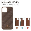  マイケルコース iPhone13 mini スマホケース Magsafe対応 MICHAEL KORS SLIM WRAP CASE EDGE CORTING iPhone iPhoneケース アイフォン ブランド スマホ ケース 薄型 おしゃれ お洒落 かわいい 保護 耐衝撃 女性 彼女