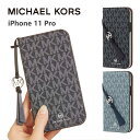 マイケルコース スマホケース 【正規代理店】 マイケルコース iPhone11 Pro スマホケース MICHAEL KORS Folio Case Signature with Tassel Charm iPhone iPhoneケース アイフォン ブランド スマホ ケース スマートフォン 手帳 手帳型 手帳型ケース カード 収納 女性