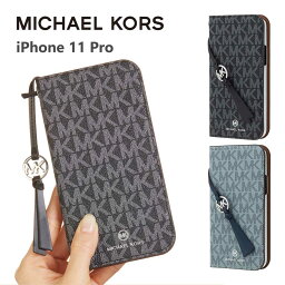 マイケル・コース スマホケース レディース 【正規代理店】 マイケルコース iPhone11 Pro スマホケース MICHAEL KORS Folio Case Signature with Tassel Charm iPhone iPhoneケース アイフォン ブランド スマホ ケース スマートフォン 手帳 手帳型 手帳型ケース カード 収納 女性