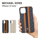 マイケル・コース スマホケース レディース 【正規代理店】 マイケルコース iPhone12 mini スマホケース MICHAEL KORS Slim Wrap Case Signature iPhone iPhoneケース アイフォン ブランド スマホ ケース 薄型 おしゃれ お洒落 かわいい 保護 女性 彼女